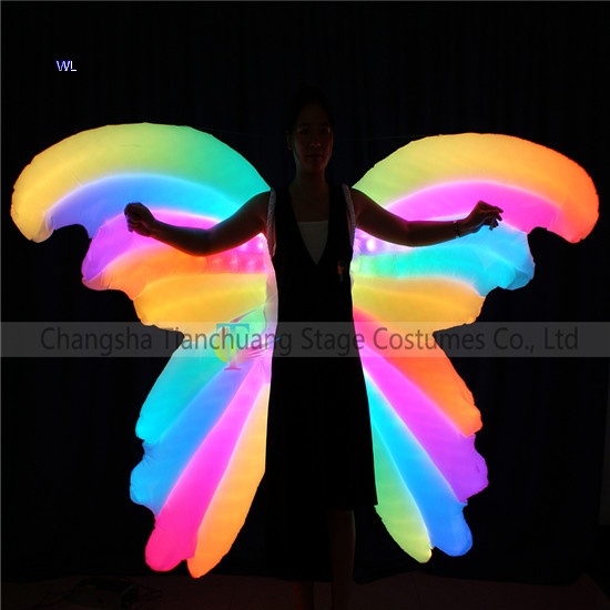 TC-0185 AUTO control color changing Inflatable butterfly wings