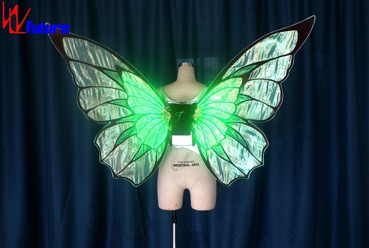 WL-0227 wireless control LED Dance Props Butterfly Wings LED Isis / Eva Wings fairy wings