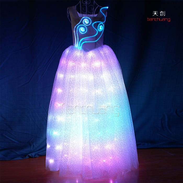 TC-049 Full color LED long dress