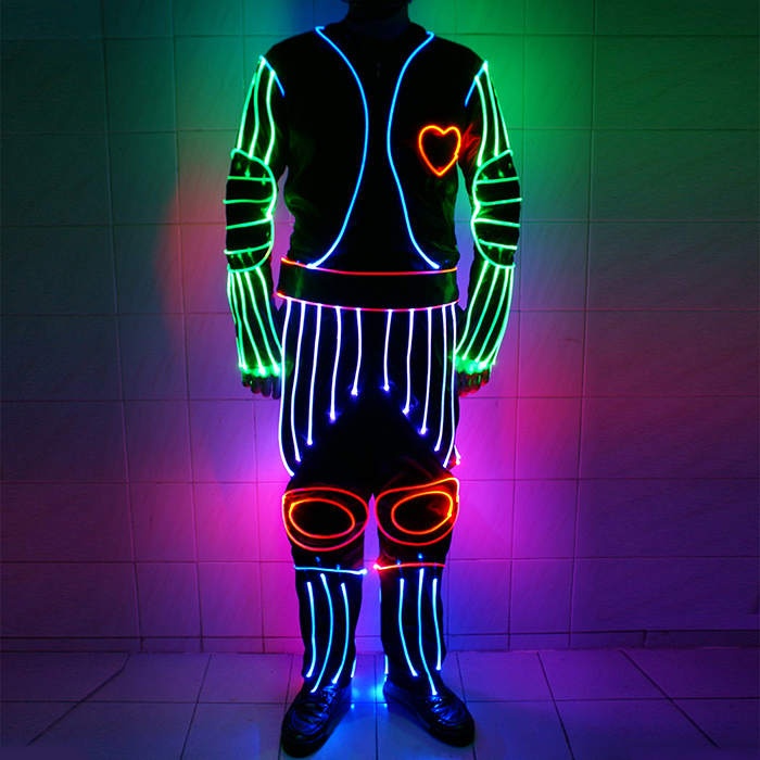 TC-040 Full color fiber optic costumes
