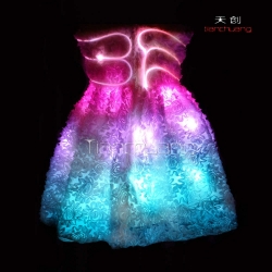 TC-007 full color LED rose skirt