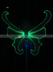 TC-0197 full color Led  light up fiber optic butterfly wings