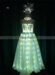 TC-0198 Full color LED dress performance costume