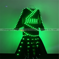 TC-0205 Full color LED dress performance costume
