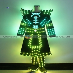 TC-0206 Full color LED dress performance costume
