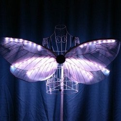 TC-0171-B light up butterfly wings .full color Led costumes