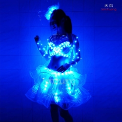 TC-039 LED短裙  LED肚皮舞裙