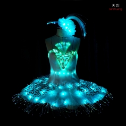 TC-033  LED fiber optic ballet skirt Tutu girls dresses